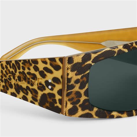 celine sunglasses leopard|CELINE MONOCHROMS 08 SUNGLASSES IN ACETATE.